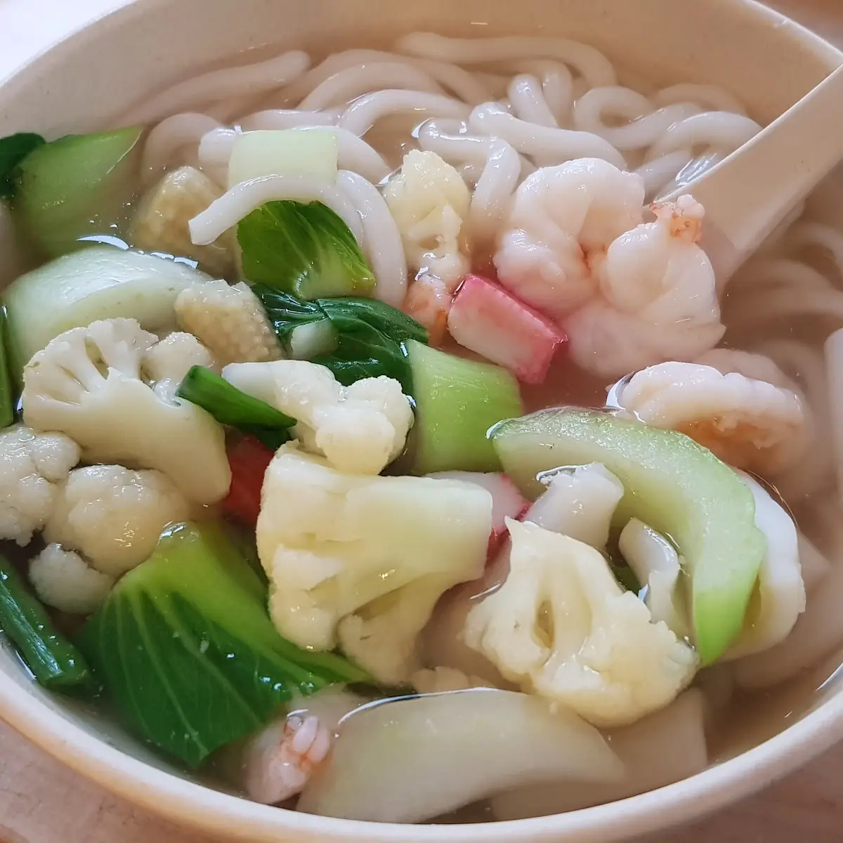 Udon Noodle Soup with Seafood