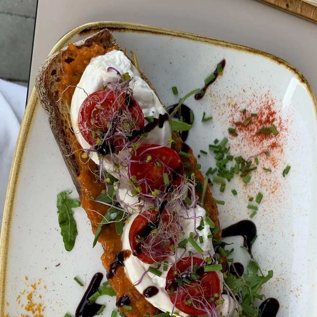 Burrata Bruschetta Bread