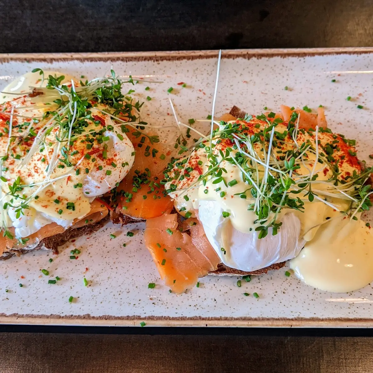 Pochiertes Ei Mit Lachs