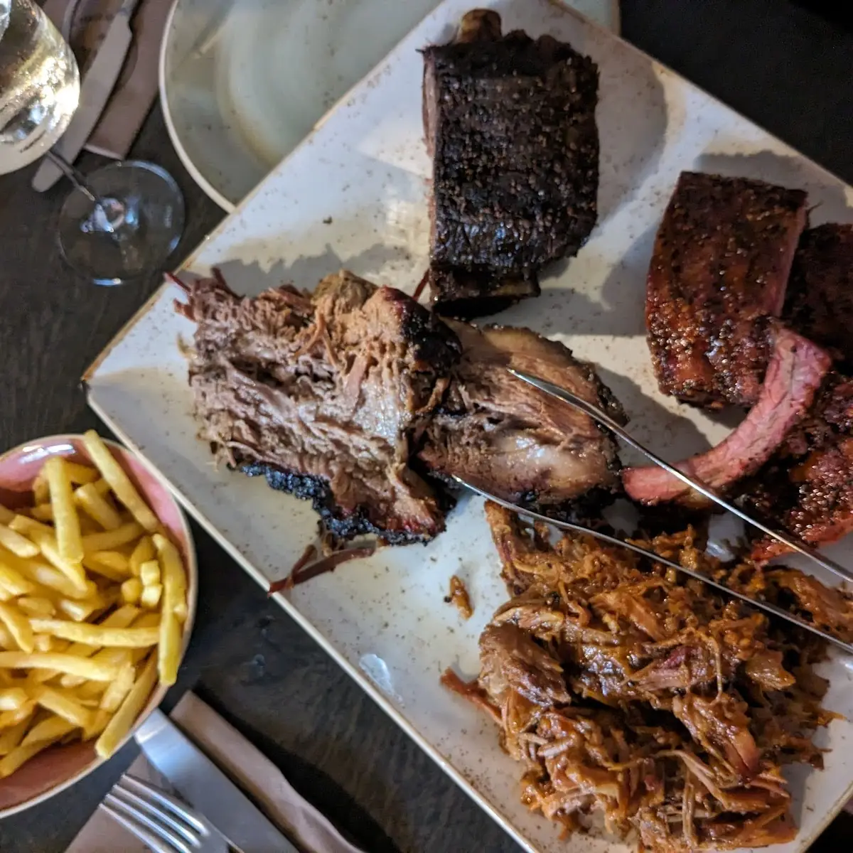 Mixed Smoked Meet Mit XO Pommes