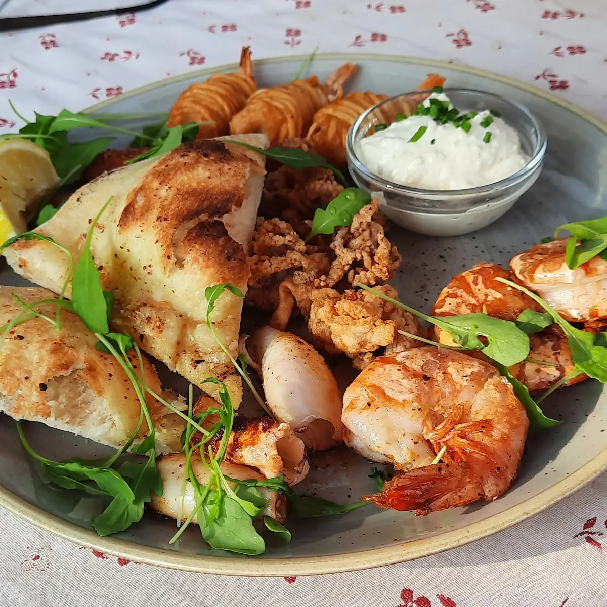 Fischgrillteller