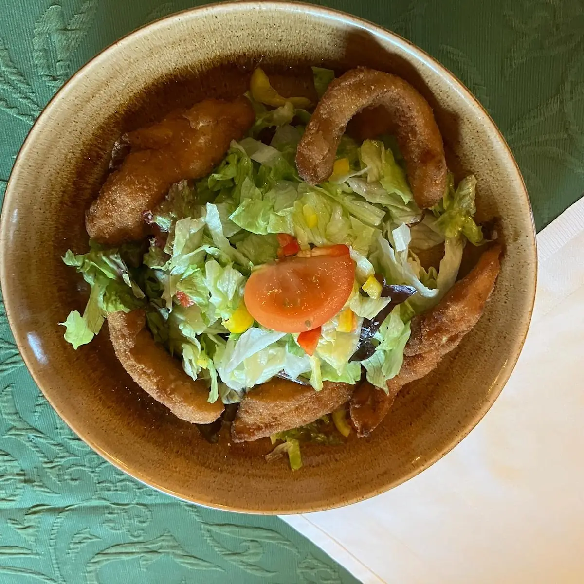 Hühnerstreifensalat