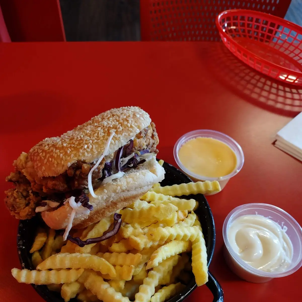 Buttermilk Crispy Chicken Burger