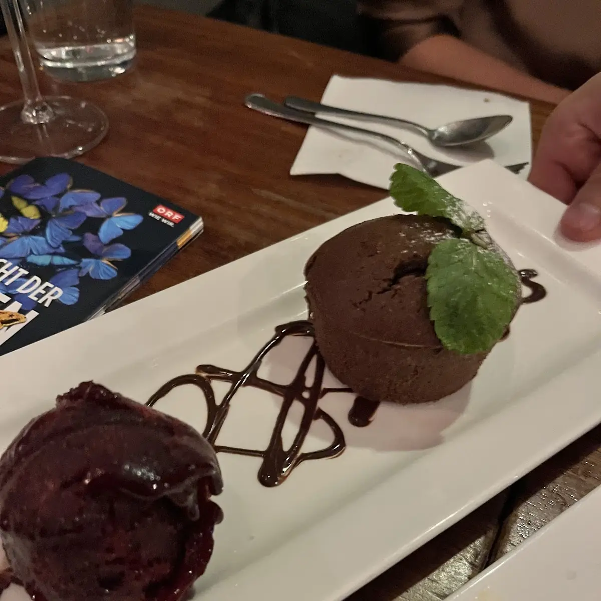 Schokokuchen Mit Flüssigem Kern