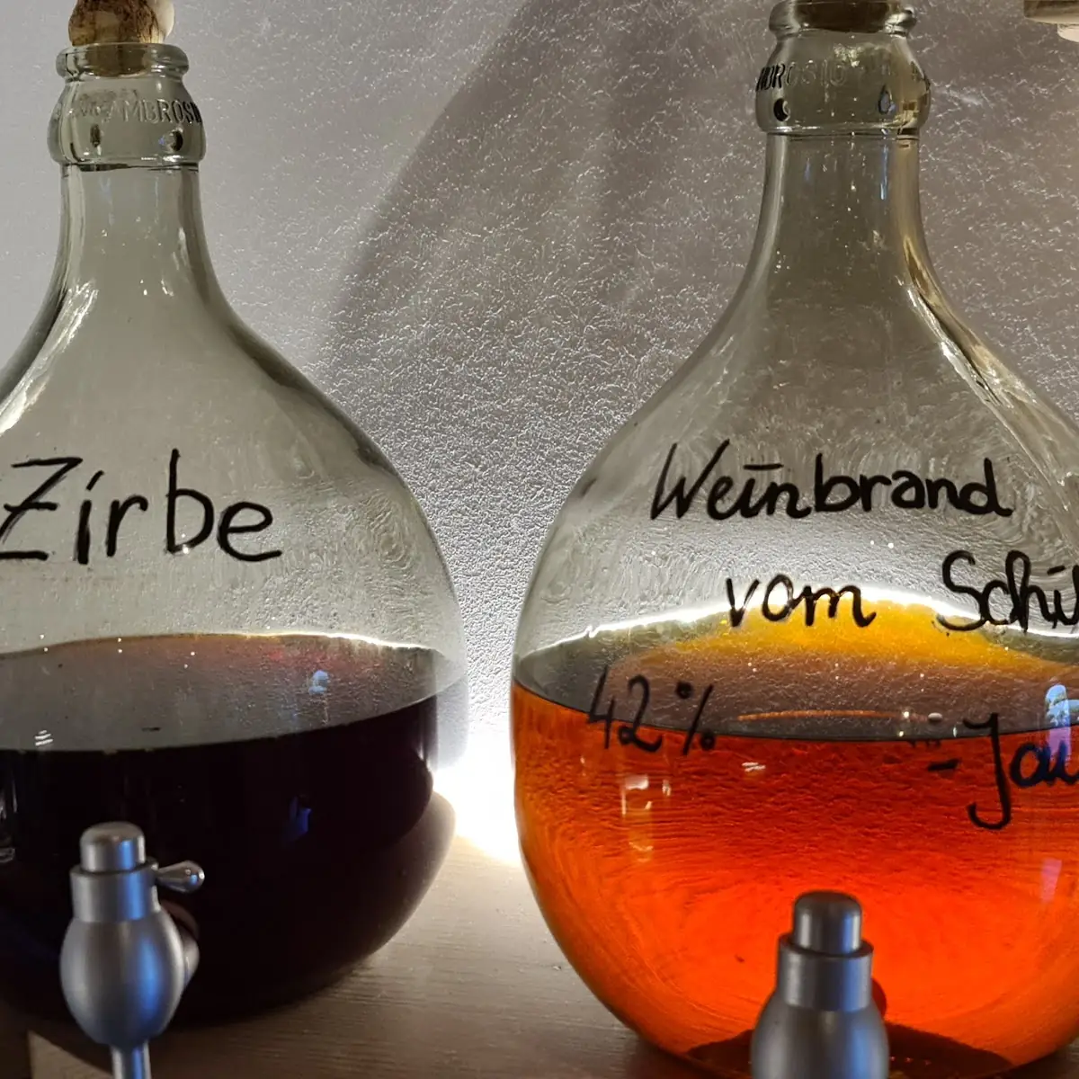 Zirbenschnaps Schilcher Weinbrand