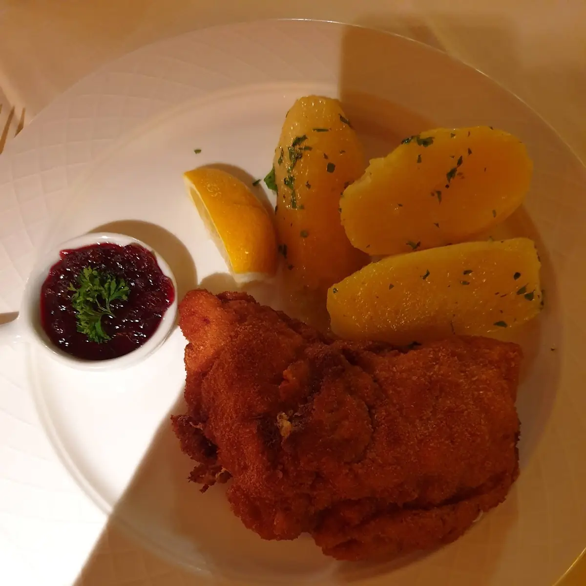 Hausschnitzel Mit Kartoffeln