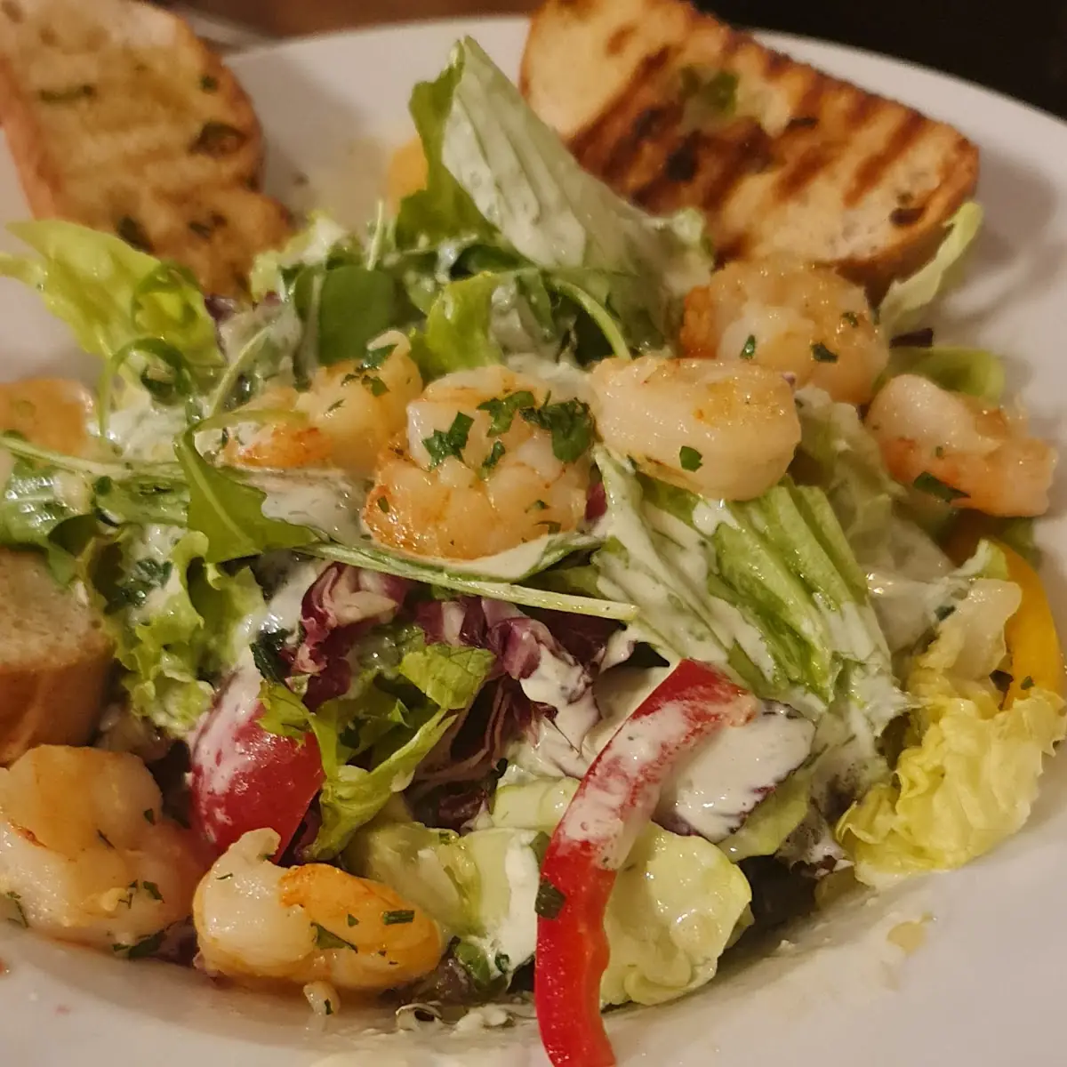 Shrimpssalat