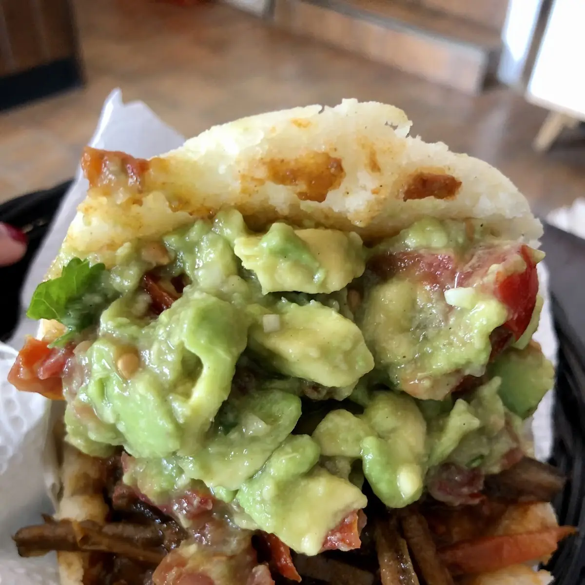 Vegan Beef Arepas