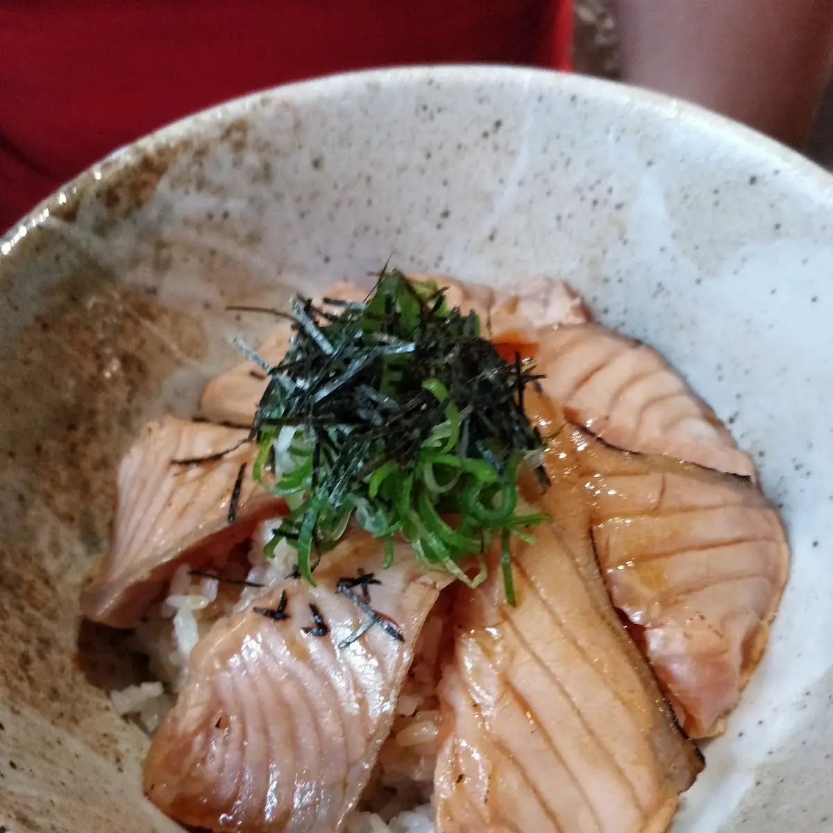 Flambierter Lachs