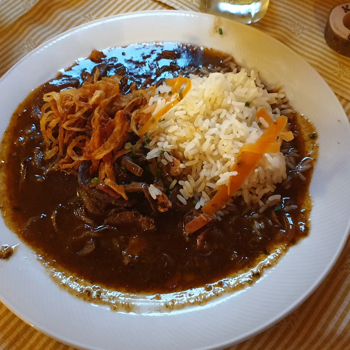 Geröstete Leber Mit Reis