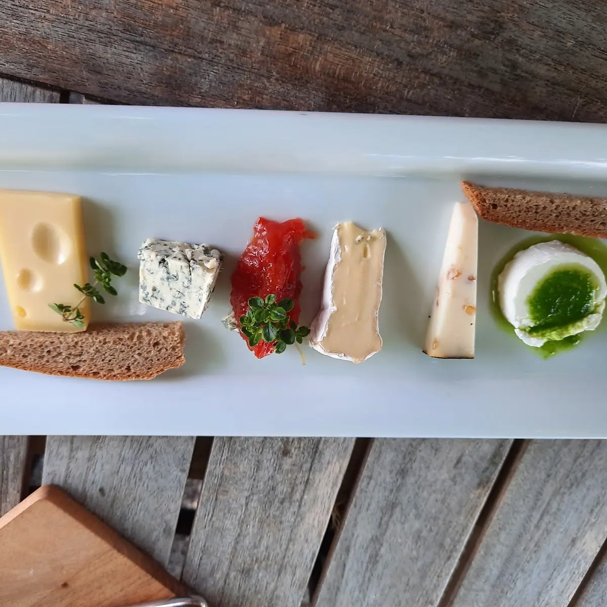 Kleine Käseplatte