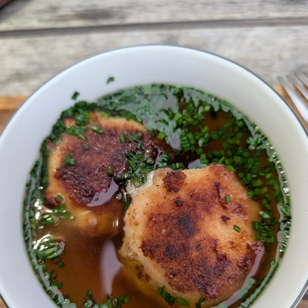 Rindssuppe Kaspressknödel
