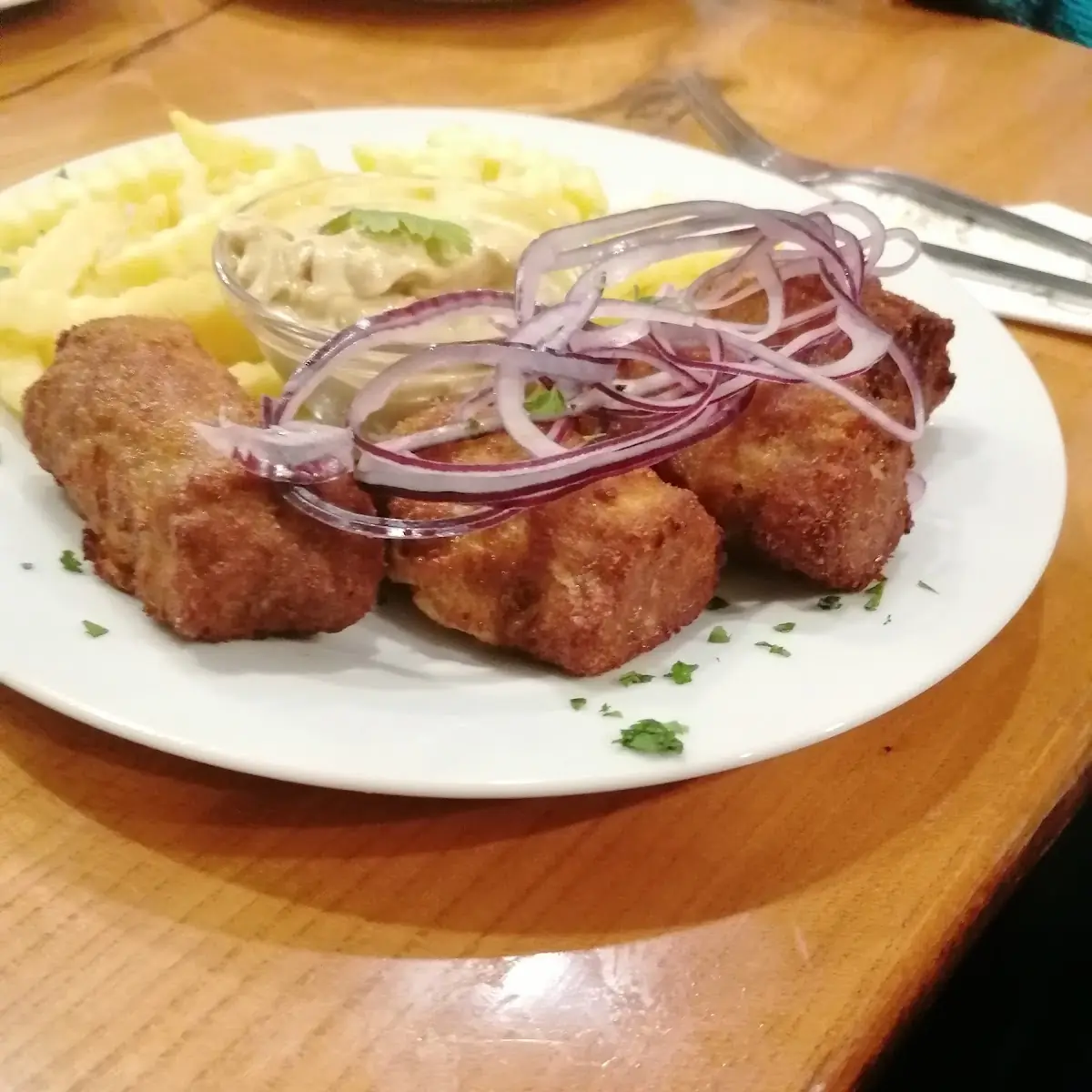 Cevapcici Mit Zwiebel Und Senf