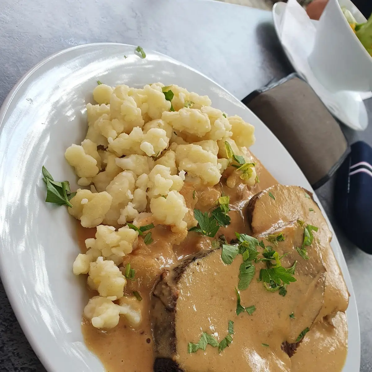 Rinderbraten Mit Nockerl