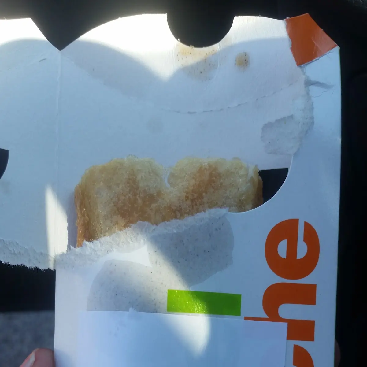Bereits Angebissene Apfeltasche Vom McDrive