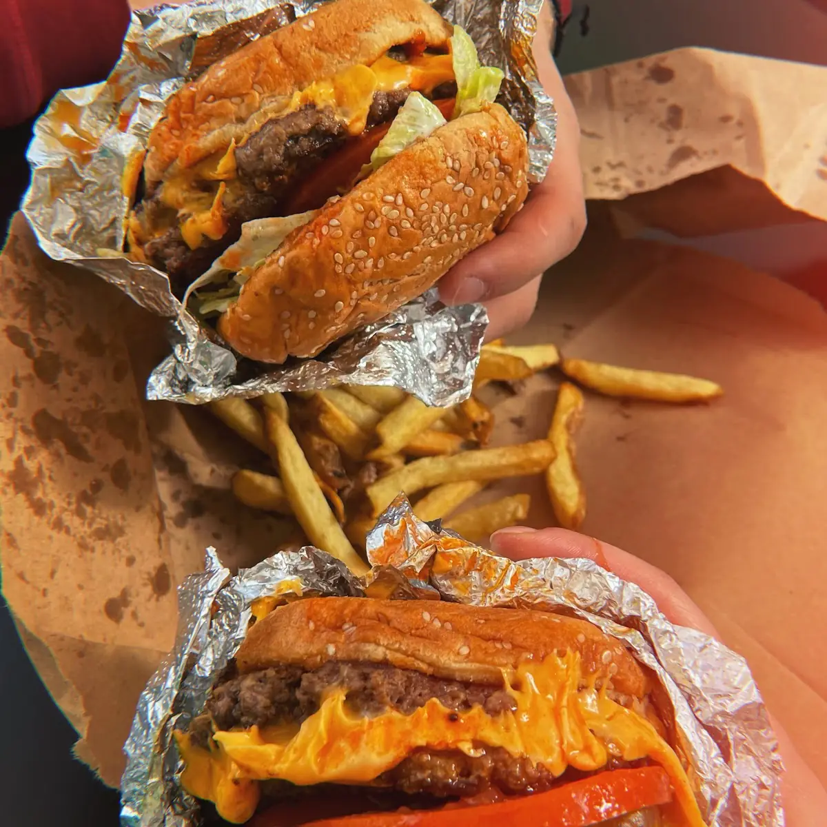 Cheeseburgers with Fries