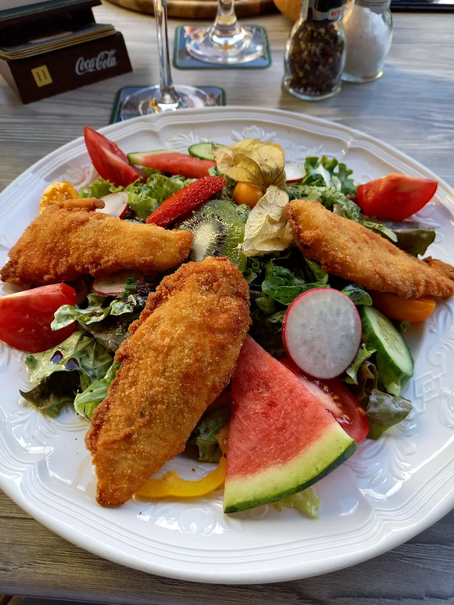 Backhendlsalat