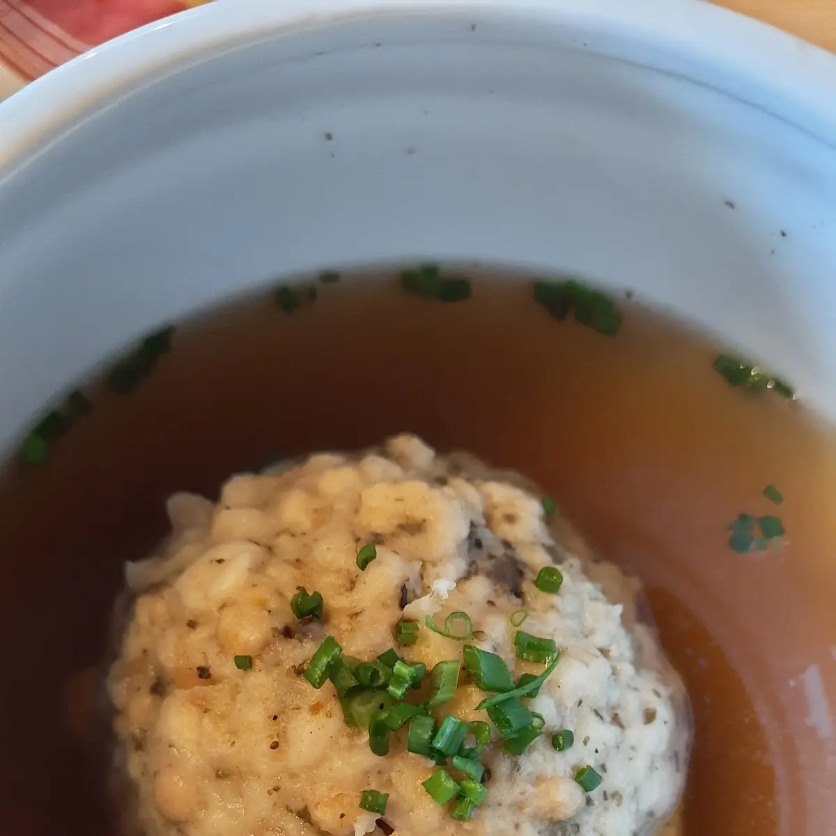 Speckknödelsuppe