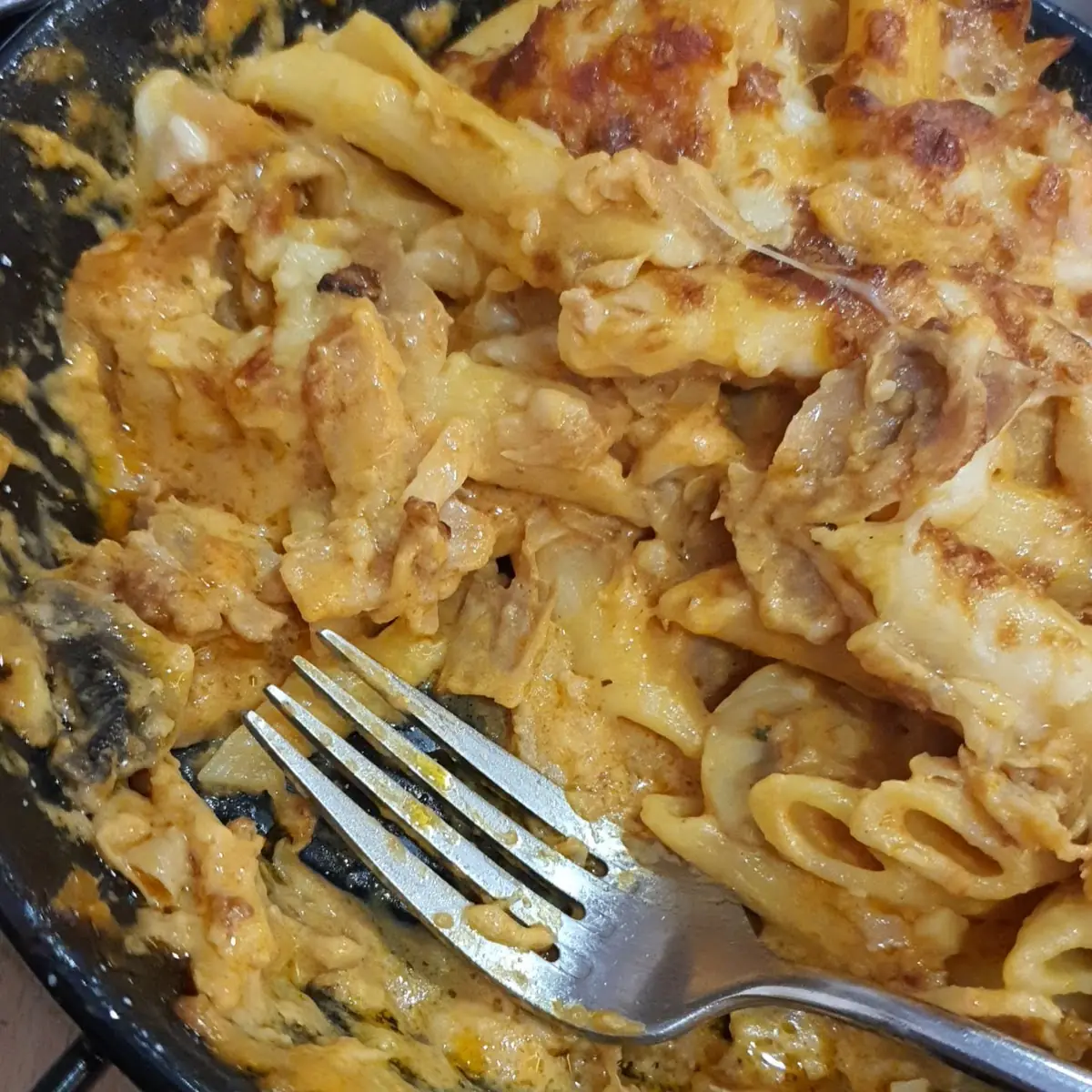 Carbonara Pasta with Champignons