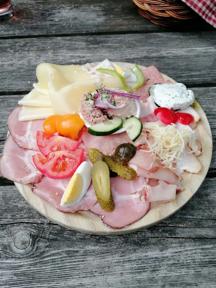 Brettljause Speck