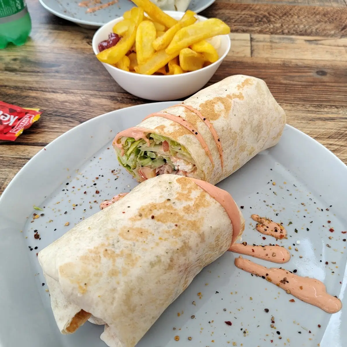 Hühnerfleisch Wrap