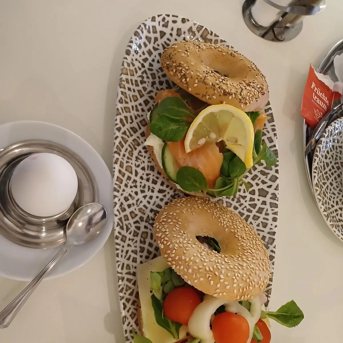 Frühstücksbagel