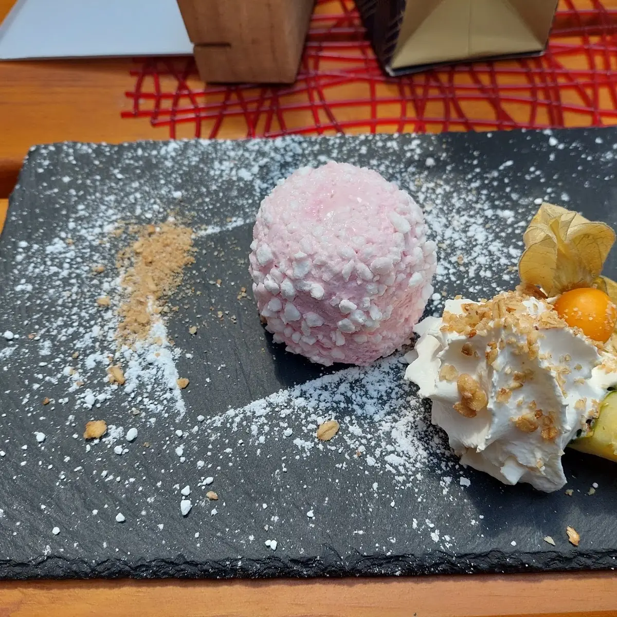 Erdbeersorbet