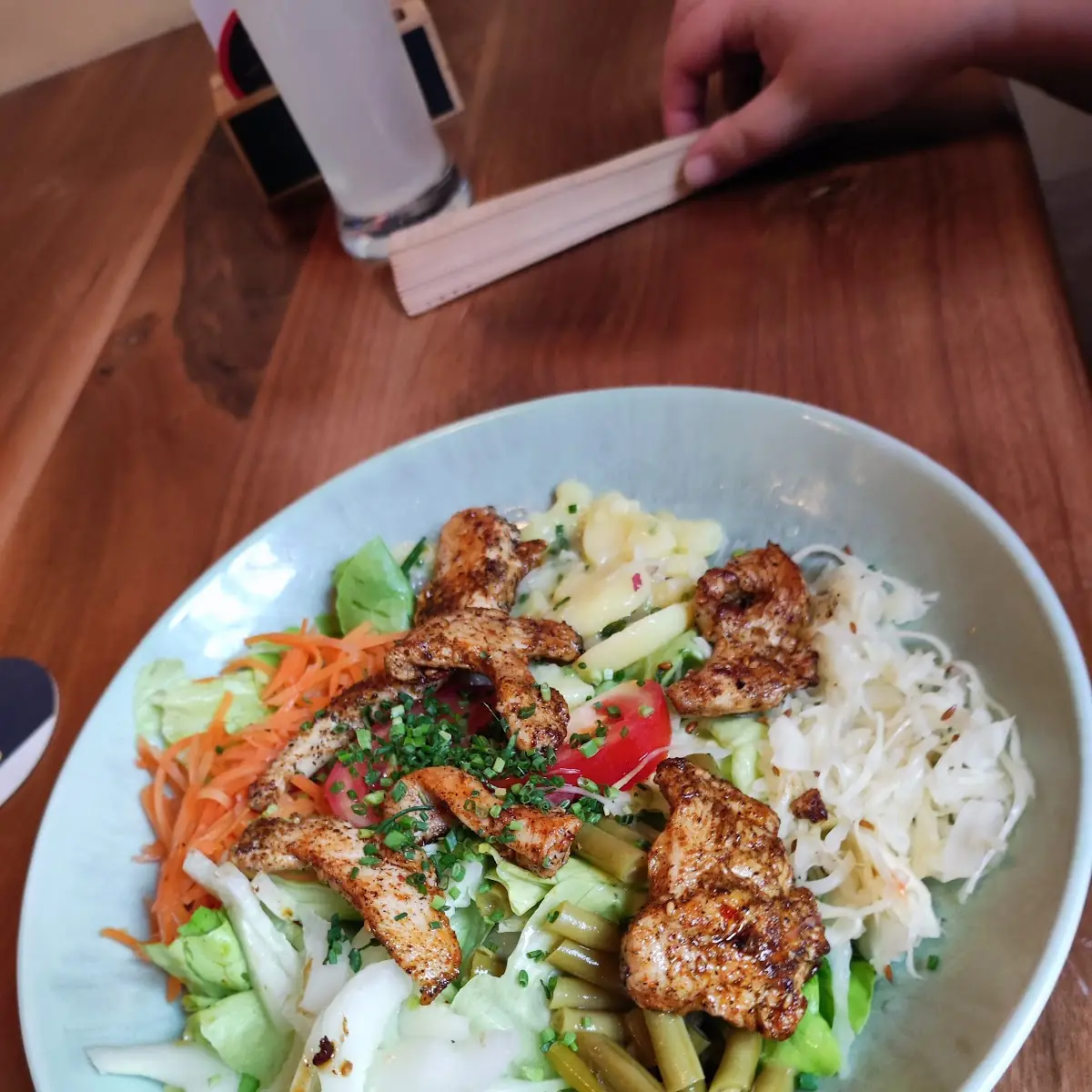 Salat Mit Gegrillten Putenstreifen