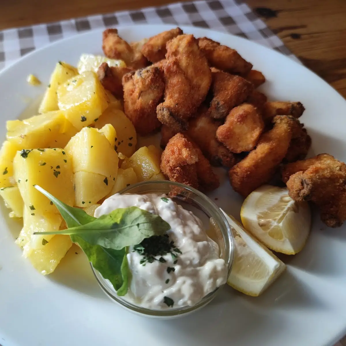 Gebackene Kräuterseitlinge