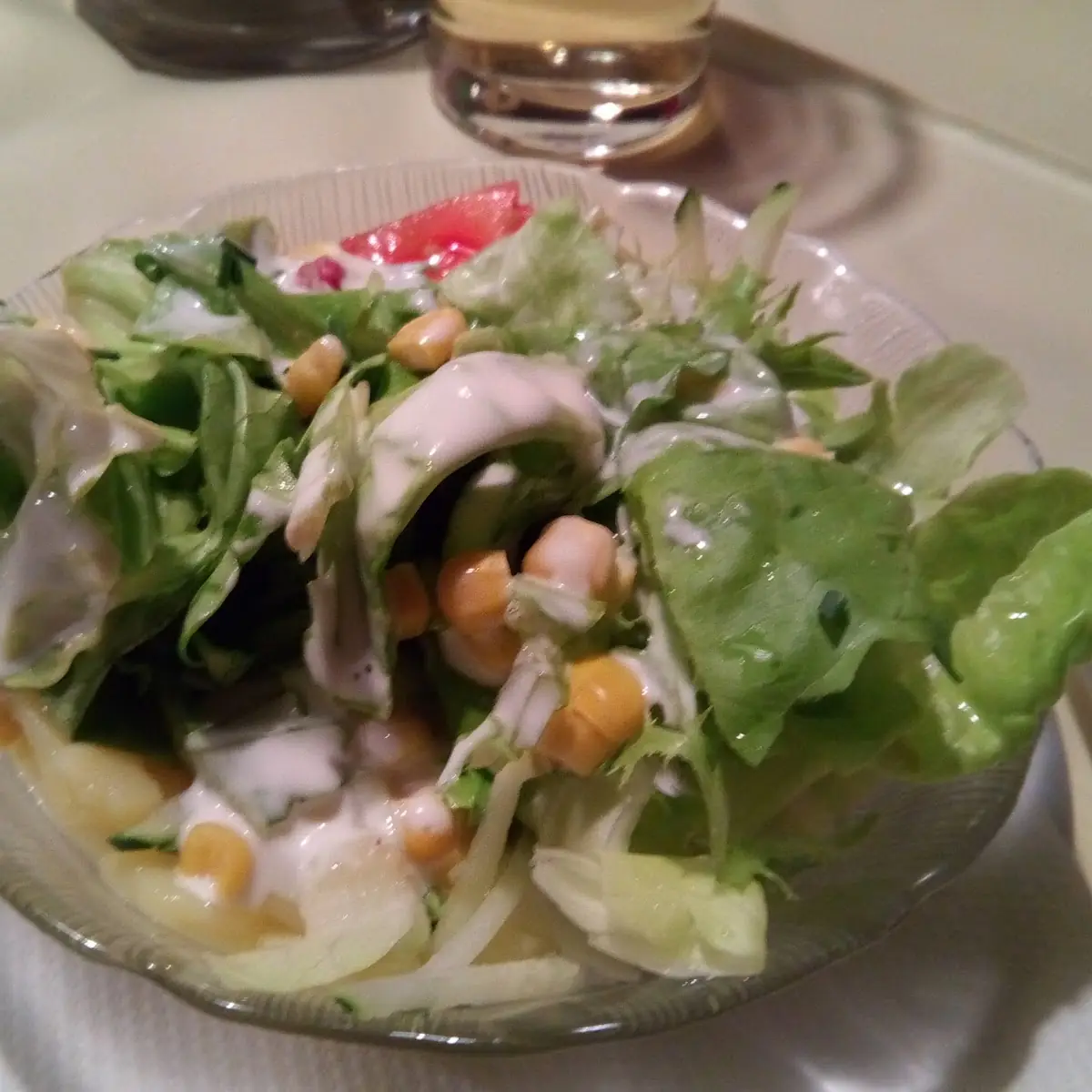 Gemischter Salat Mit Dressing