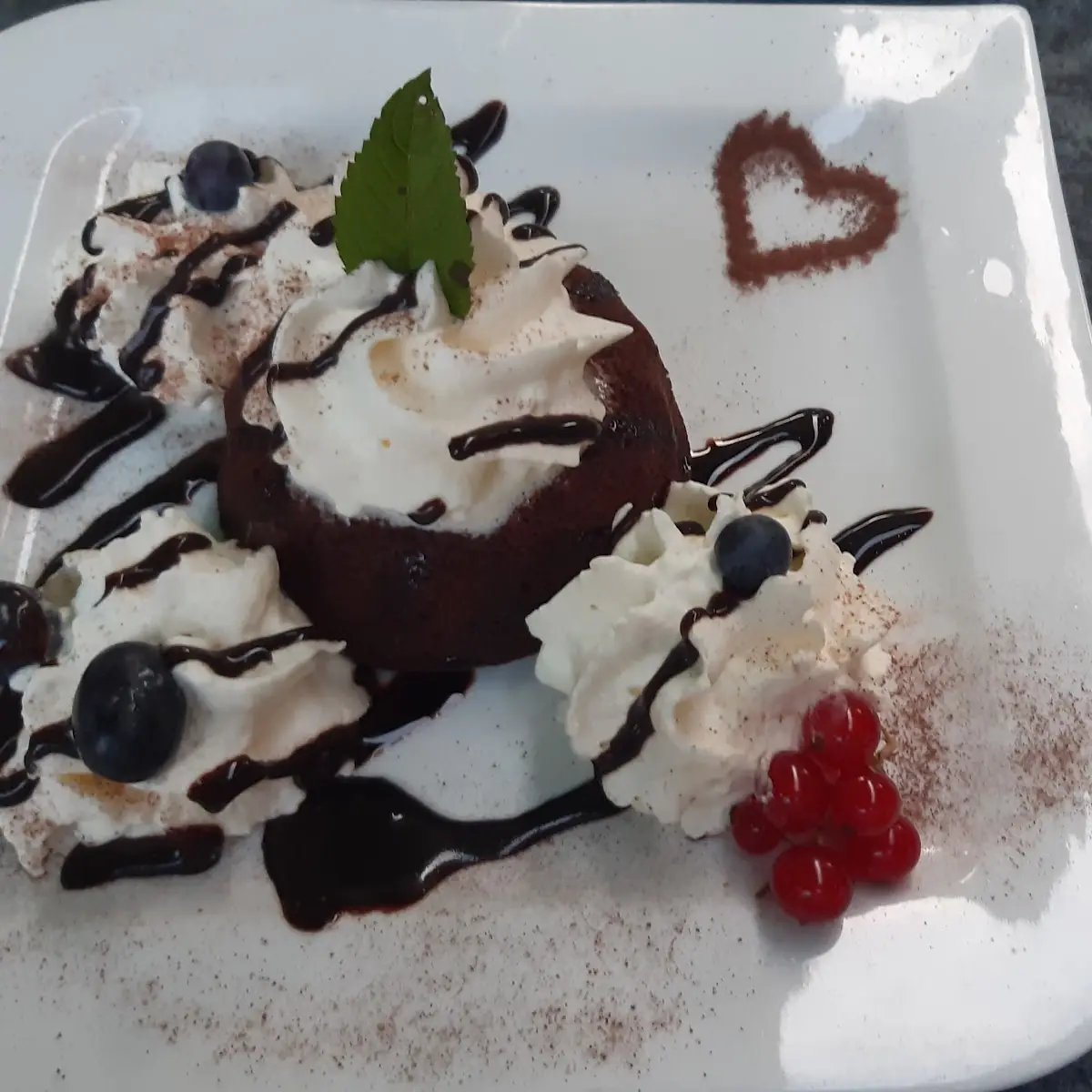 Schokokuchen Mit Schlagobers