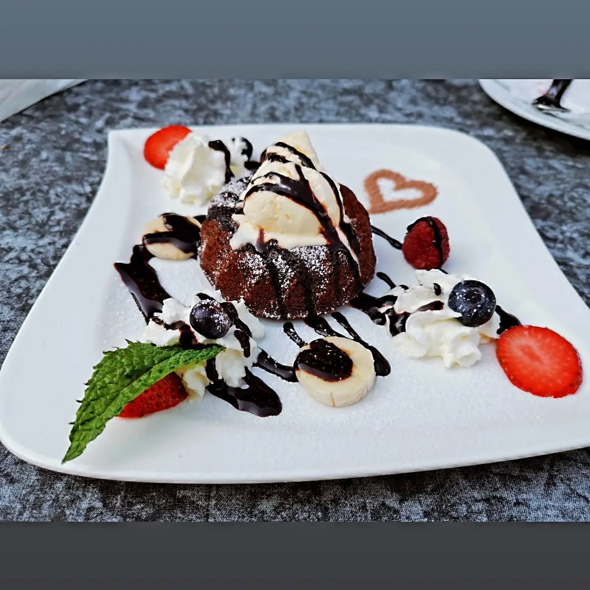 Schokokuchen Mit Vanilleeis