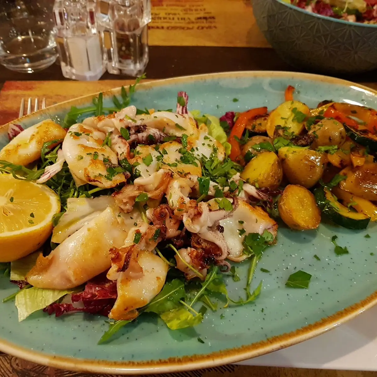 Calamari Mit Gemüse