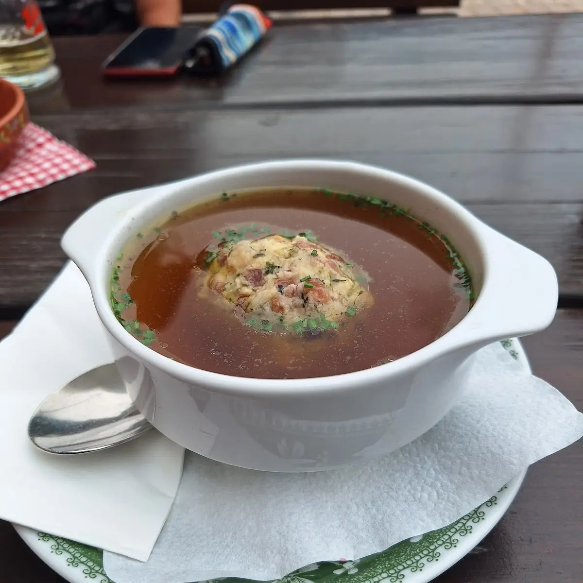 Speckknödelsuppe