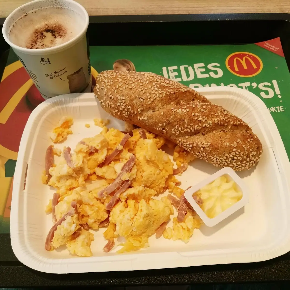 Ham & Eggs Kornspitz Cappuccino EUR 3 40
