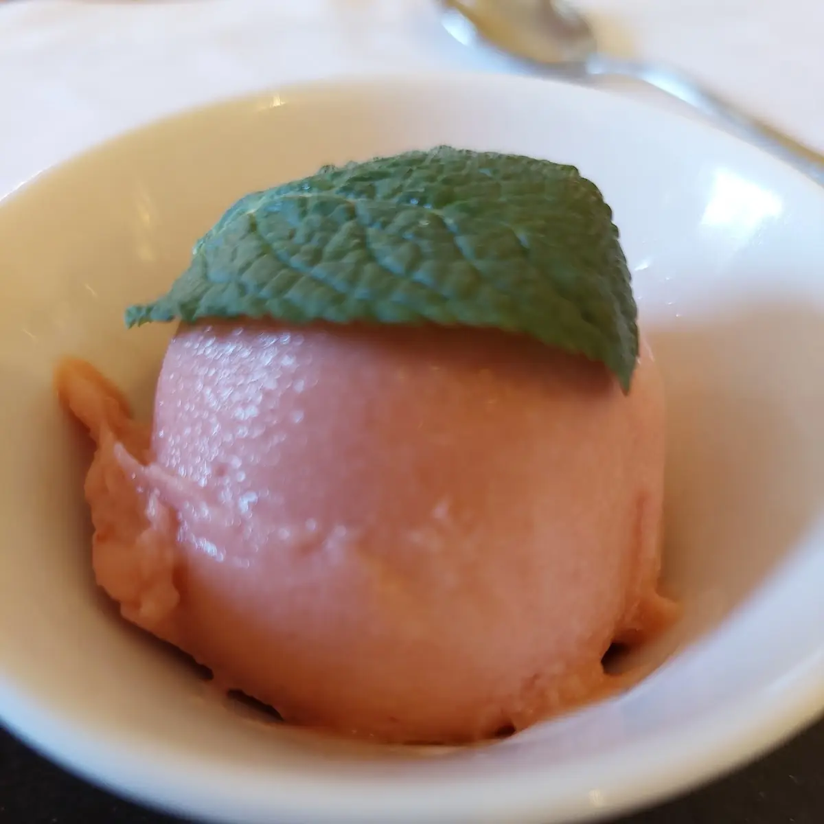 Erdbeersorbet