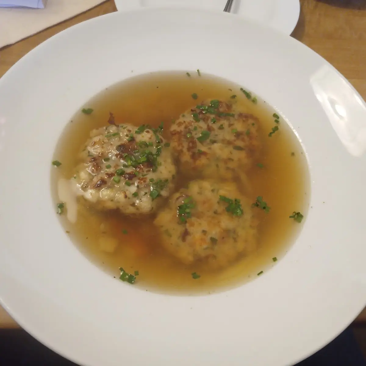 Kaspressknödelsuppe