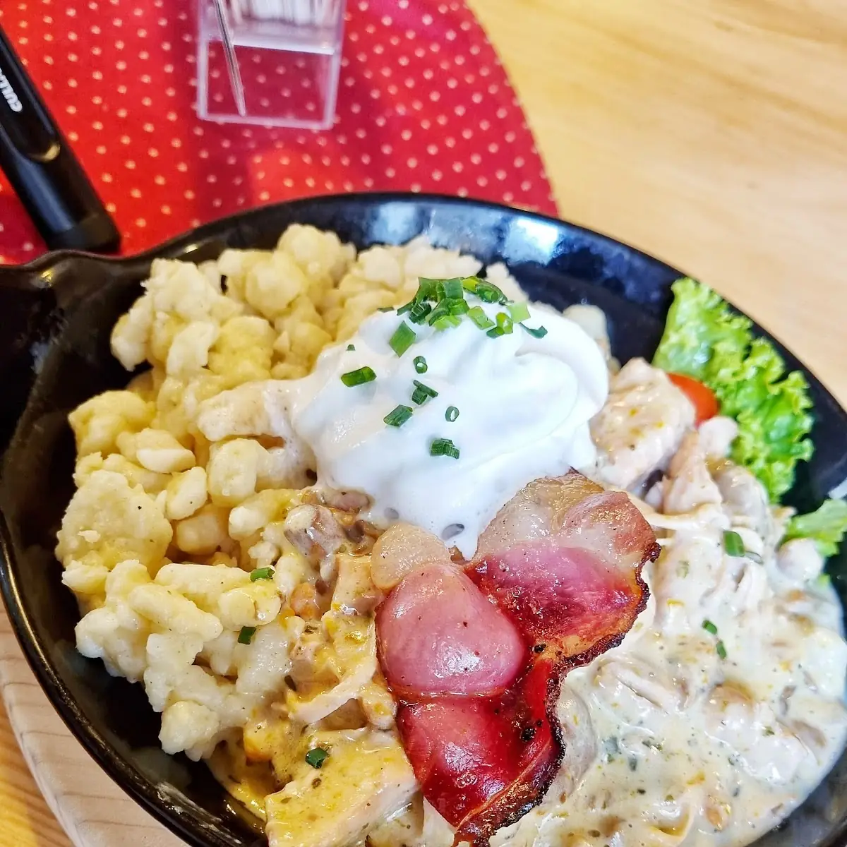 Käsespätzle Mit Röstzwiebel