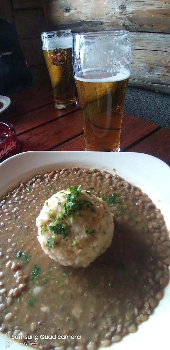Linsen Mit Speck Und Semmelknödel