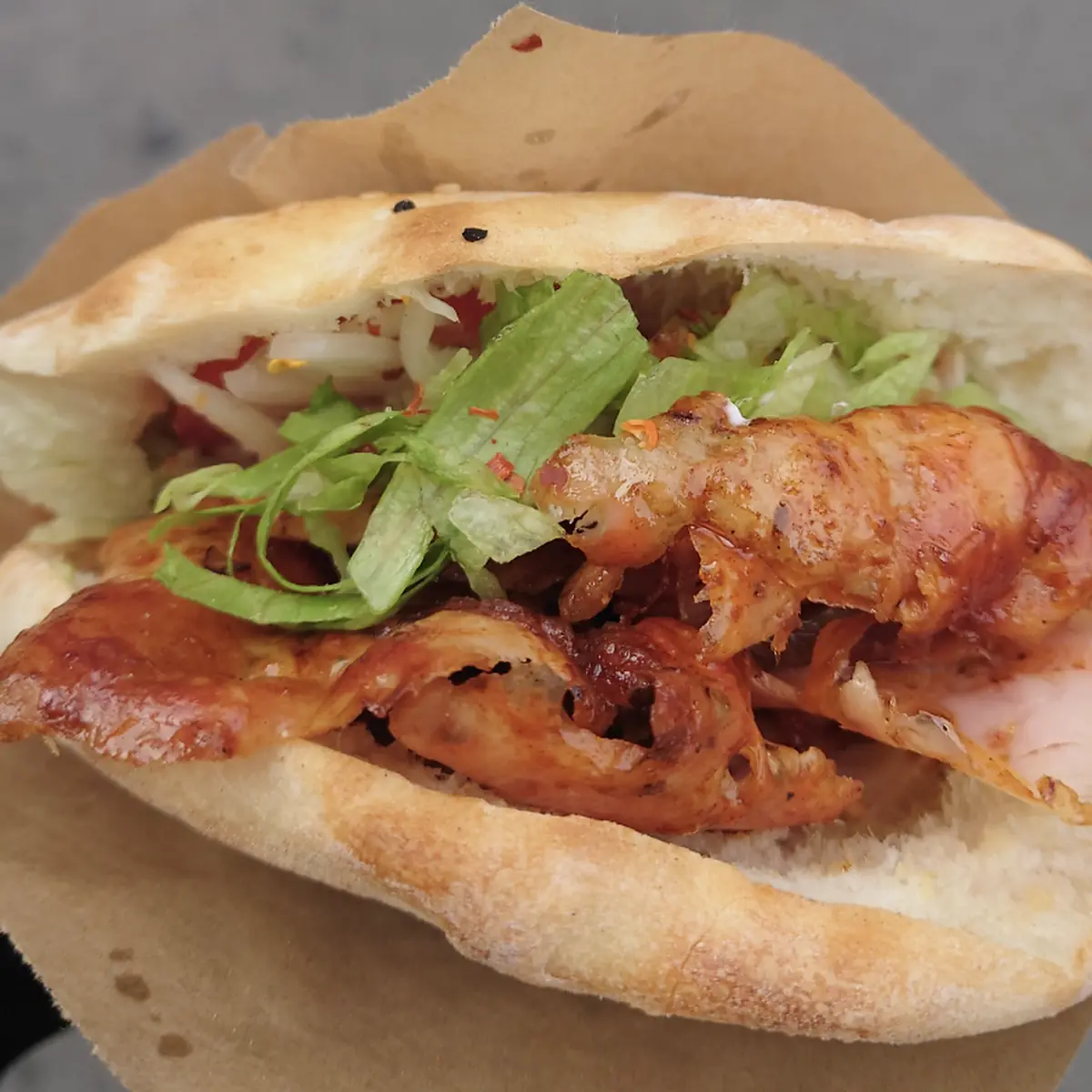 Hühner Kebab