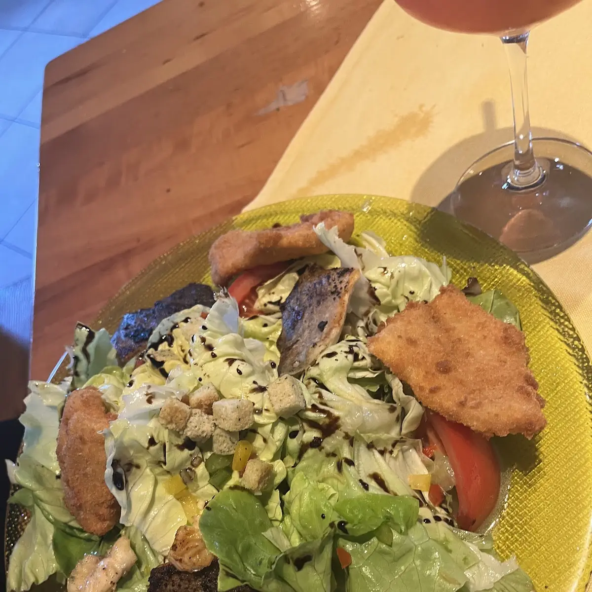 Blattsalat Mit Putenstreifen