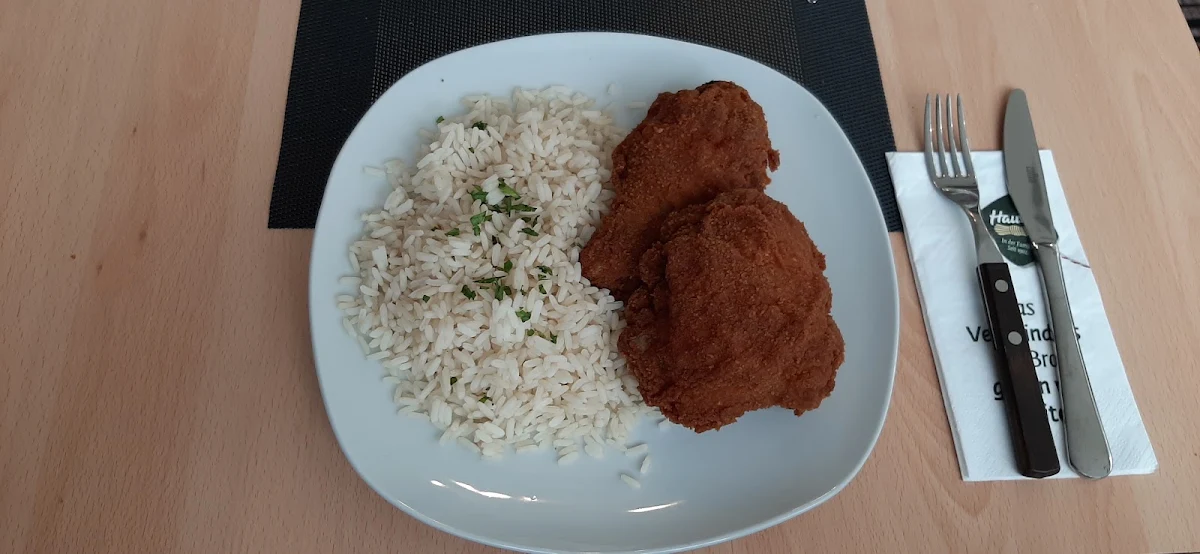 Backhendel Mit Reis