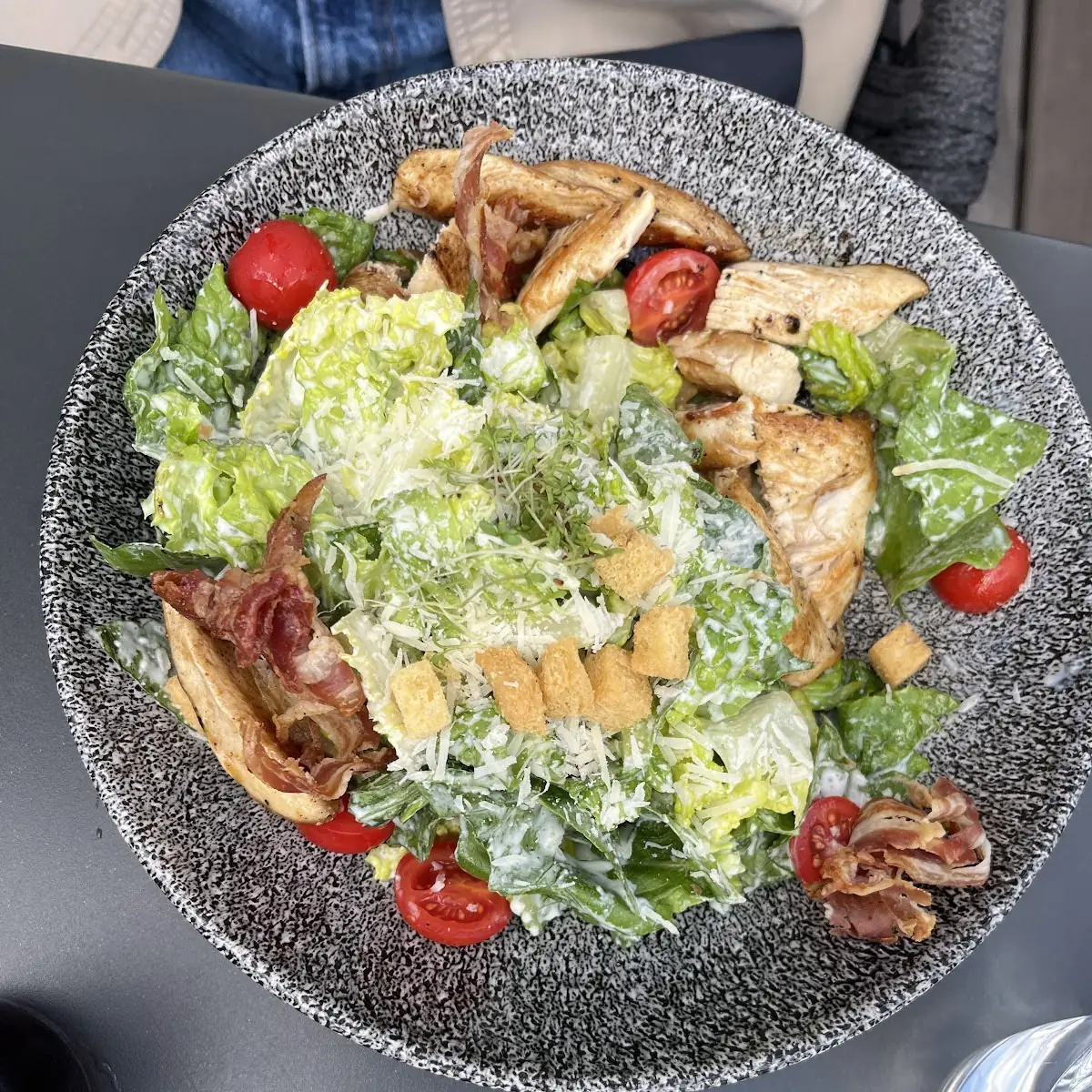 Salat Steinterrasse