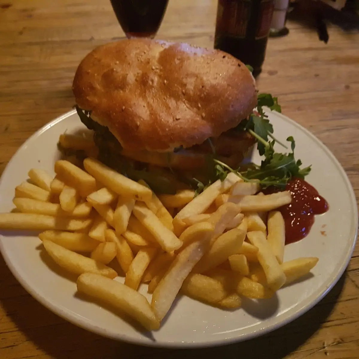Hamburger & Pommes