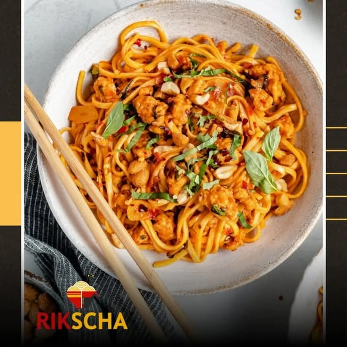 Gebratene Udon Nach Vietnamesische Art F R