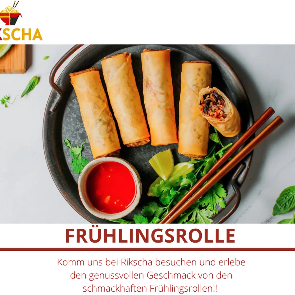 Mini Frühlingsrolle Vegetarisch A