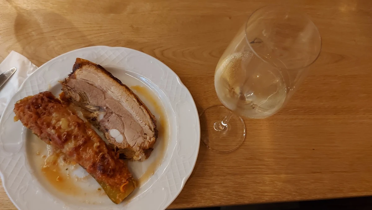 Kümmelbraten Mit Überbackener Zuccini