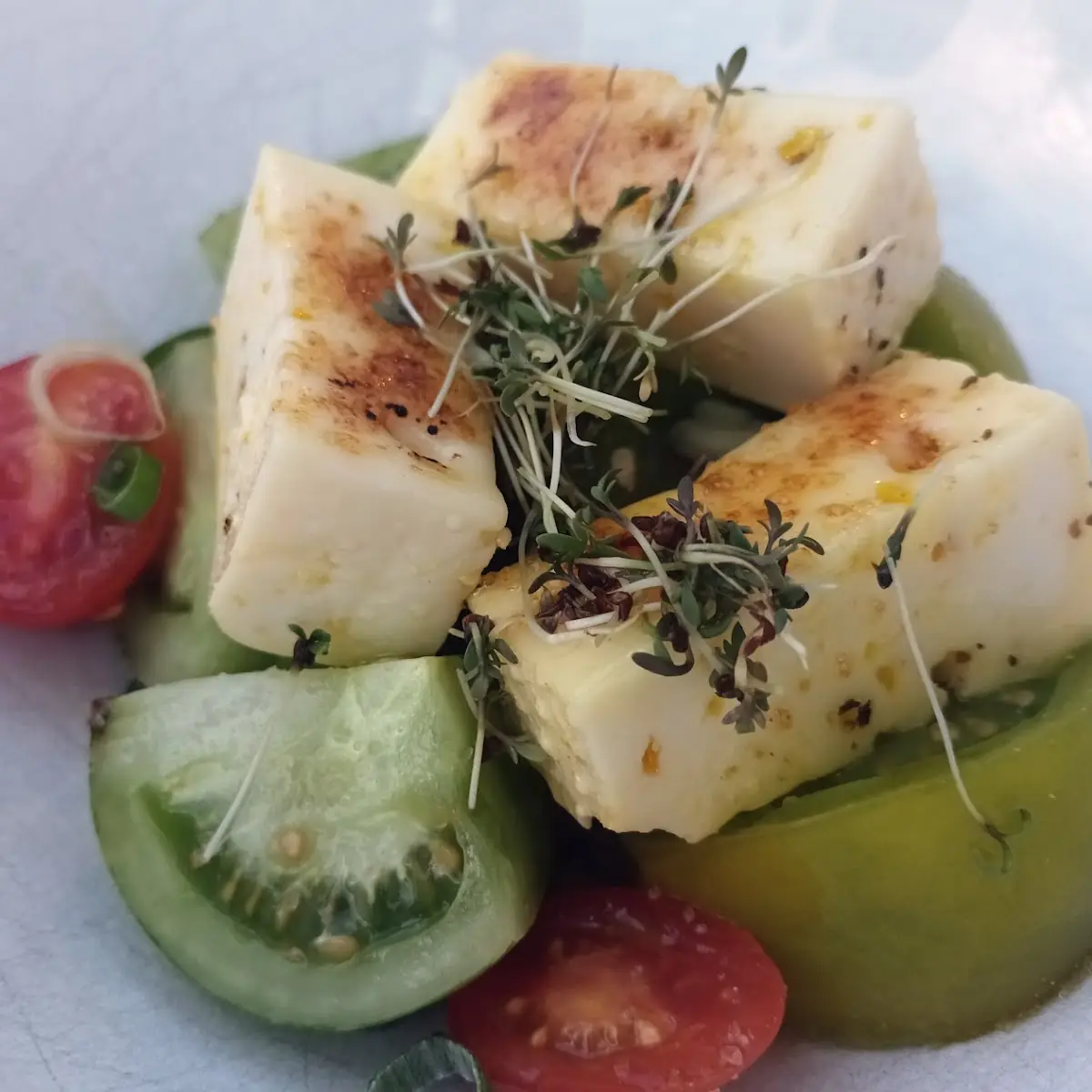 Tomatenvariationen Mit Ziegenkäse
