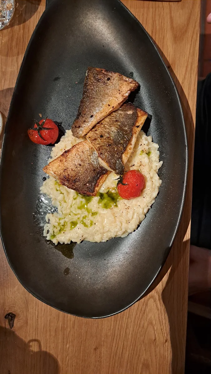 Branzino Mit Zitronenrisotto