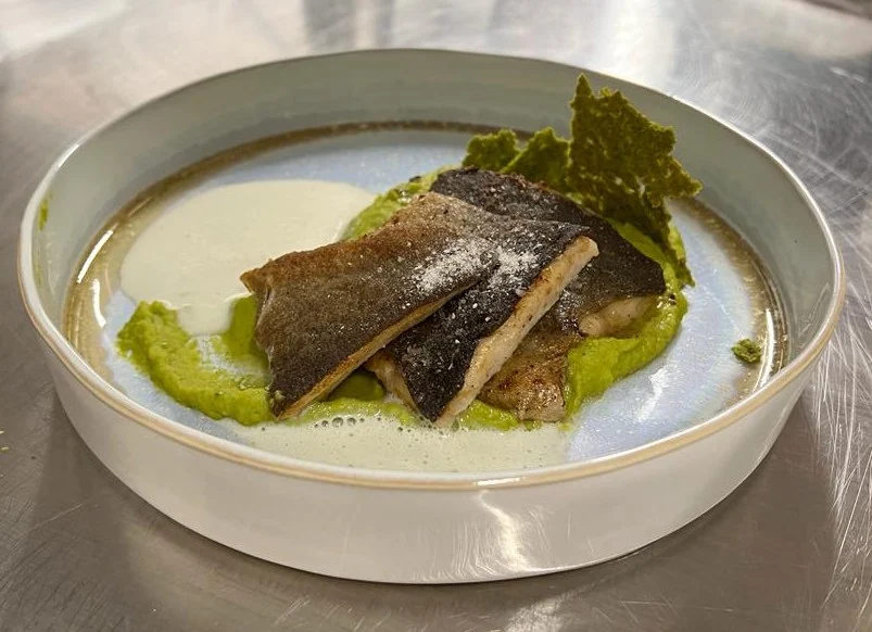 Forellenfilet Mit Erbsenpüree